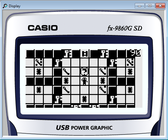 Screenshot 1 of Chips Challenge unreleased port for the Casio Graph